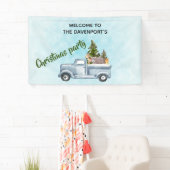 LKW mit Niedlichen Tieren Weihnachtsfest Party Banner (Insitu)