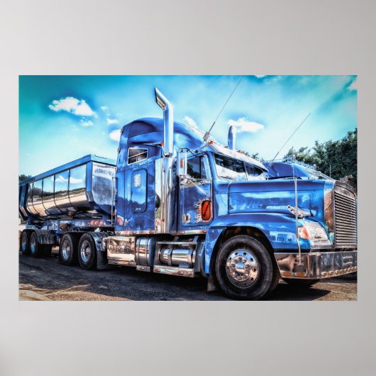 LKW mit Stil Poster (Vorne)