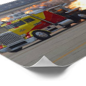 LKW-Motor Poster (Ecke)