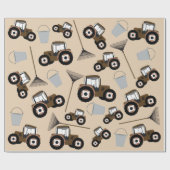 LKW-Musterbaumausrüstung Geschenkpapier (Flach)