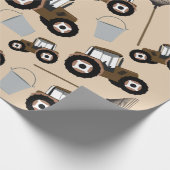 LKW-Musterbaumausrüstung Geschenkpapier (Ecke)