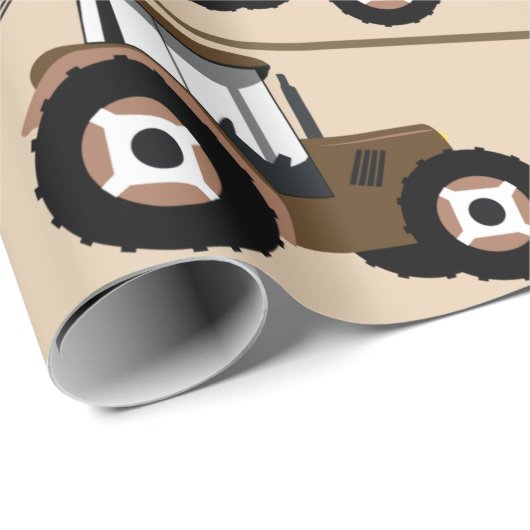 LKW-Musterbaumausrüstung Geschenkpapier (Rolleneckpunkt)