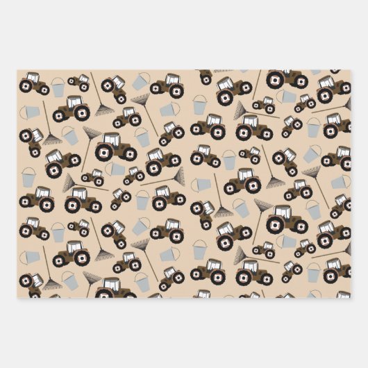 LKW-Musterbaumausrüstung Geschenkpapier Set (Vorderseite 2)