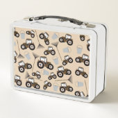 LKW-Musterbaumausrüstung Metall Brotdose (Rückseite)