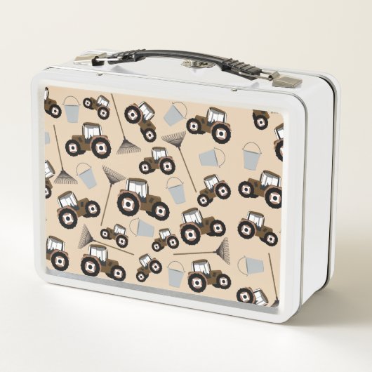 LKW-Musterbaumausrüstung Metall Brotdose (Rückseite)