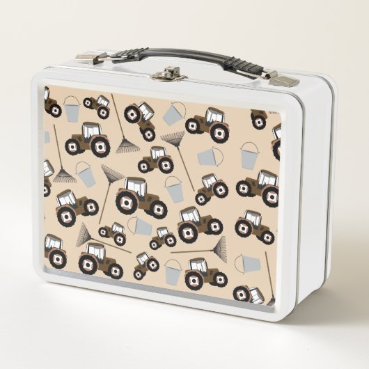 LKW-Musterbaumausrüstung Metall Brotdose (Vorderseite)