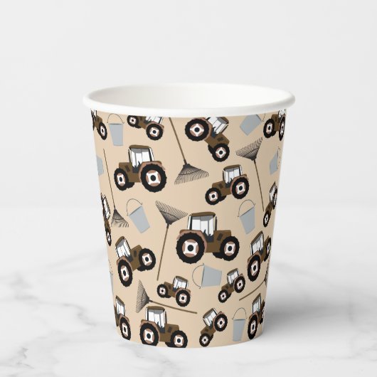 LKW-Musterbaumausrüstung Pappbecher (Rückseite)