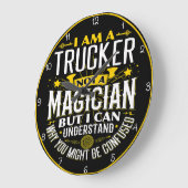 Lkw, nicht Zauberer: Ich verstehe Verwirrung Große Wanduhr (Winkel)