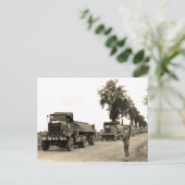 LKW-Normandie 1944 Postkarte (Stehend Vorderseite)