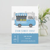 LKW-Nudeln Einladung (Stehend Vorderseite)