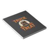 LKW oder Süßigkeiten Halloween Sattelzug Design_1 Notizblock (angewinkelt)