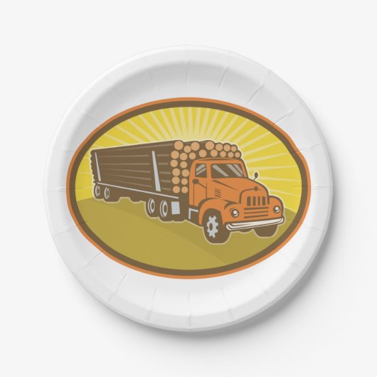 LKW PAPPTELLER (Vorderseite)