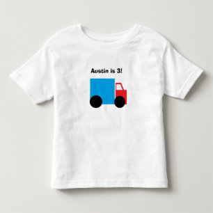 "Lkw" Personalisierter Kleinkind-T - Shirt