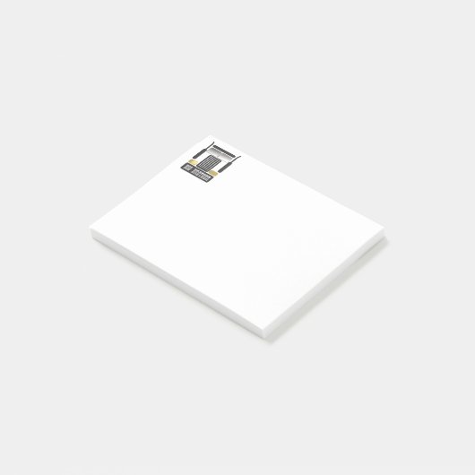 LKW POST-IT KLEBEZETTEL (angewinkelt)