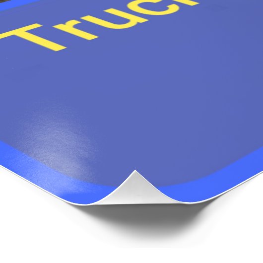LKW-Poster Poster (Ecke)