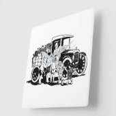 LKW QUADRATISCHE WANDUHR (Winkel)
