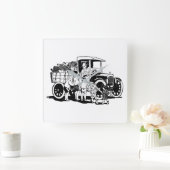 LKW QUADRATISCHE WANDUHR (Zuhause)