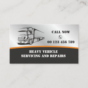 LKW-Reparatur, Diesel-Mechaniker Visitenkarte