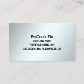 Lkw-Reparatur Visitenkarte (Rückseite)