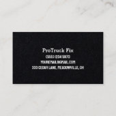 LKW-Reparaturprämie Visitenkarte (Rückseite)