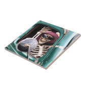 LKW-Schädel Fliese (Seite)