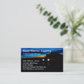 LKW-Service für coole Nachtfahrer Visitenkarte (Stehend Vorderseite)