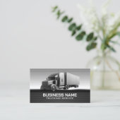 LKW-Service Moderner Beruflicher Metallfahrer Visitenkarte (Stehend Vorderseite)