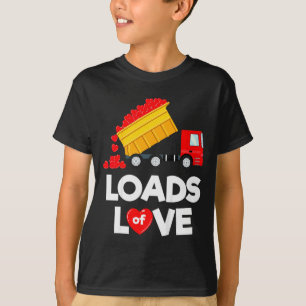 LKW-Shirt zum Valentinstag für Jungen, Kinder und T-Shirt