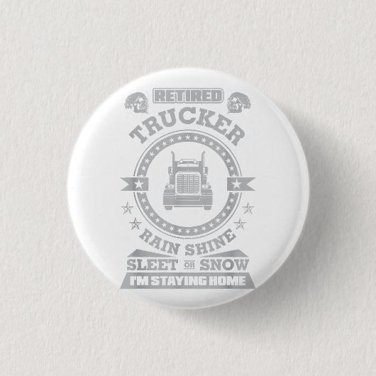 LKW-Shirts LKW-Fahrer-Kleidung Button (Vorderseite)