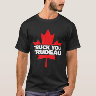 Lkw Sie TRUDEAU I Support Freedom Convoy 2022 USA T-Shirt
