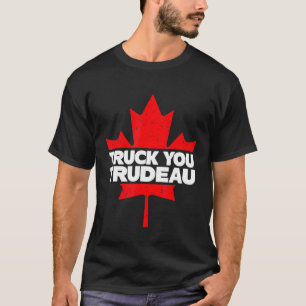Lkw Sie TRUDEAU I Support Freedom Convoy 2022 USA T-Shirt