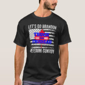 LKW Sie Trudeau USA Kanada Flagge ! Freedom Convoy T-Shirt (Vorderseite)