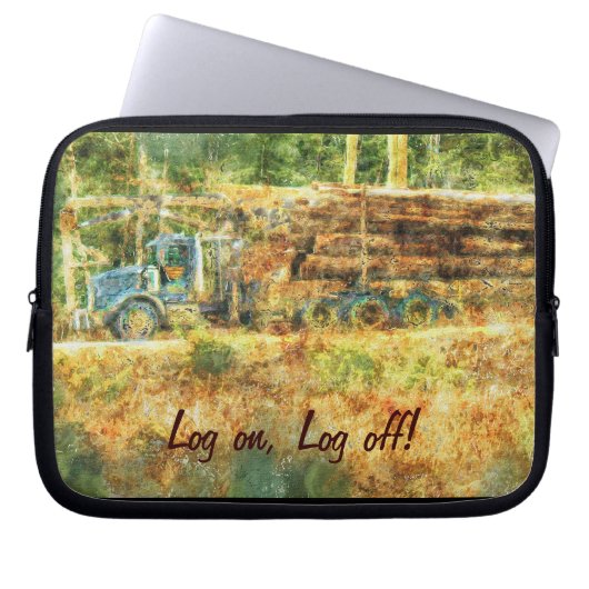 LKW-Spaß-Art-Laptop-Sieb Laptopschutzhülle (Vorderseite)