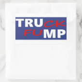 LKW-Sprung Rechteckiger Aufkleber (Tasche)