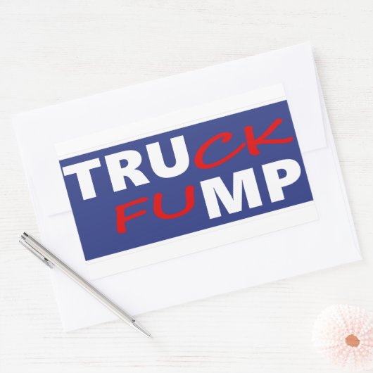 LKW-Sprung Rechteckiger Aufkleber (Umschlag)