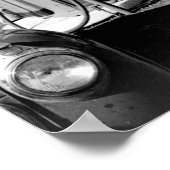 Lkw-Stopp der 40er Jahre Poster (Ecke)