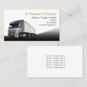 LKW-Straßengüterverkehrskarte Visitenkarte (Vorne/Hinten)