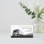 LKW-Straßengüterverkehrskarte Visitenkarte (Stehend Vorderseite)