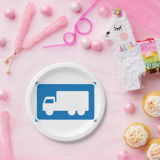 LKW-Teller Pappteller (Party)