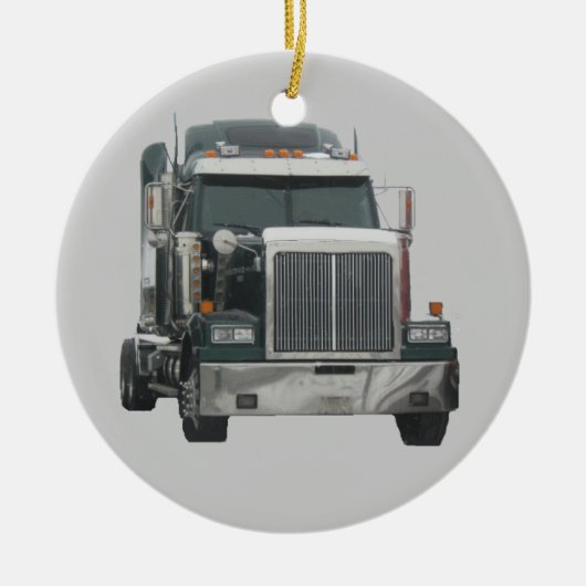 LKW-Traktor Keramikornament (Vorne)