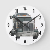 LKW-Traktor-Wanduhr Runde Wanduhr (Vorderseite)