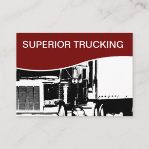 LKW-Transport im Großformat Visitenkarte