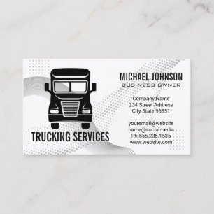 LKW-Transport-Logo Versand Fracht Visitenkarte