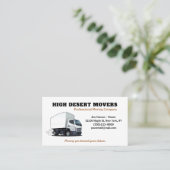 LKW-Transport-Service des fahrenden Unternehmens Visitenkarte (Stehend Vorderseite)