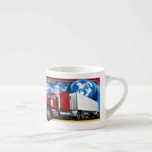 LKW-Transport Verkehr6oz Espresso-Tasse Espressotasse (Rechts)