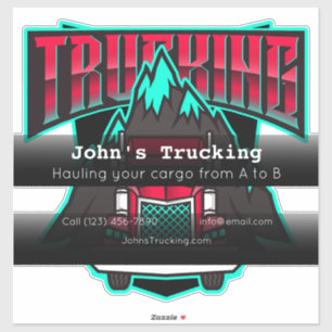 LKW-Transportunternehmen - Werbung Aufkleber