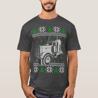 LKW Ugly Christmas Sweater Truck Driver Geschenk T-Shirt
