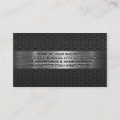 Lkw und Kolben | Steel Industrial Visitenkarte (Rückseite)