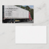 Lkw- und Lkw-Fahrer Visitenkarte (Vorne/Hinten)