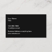 Lkw- und Lkw-Fahrerkarten Visitenkarte (Rückseite)